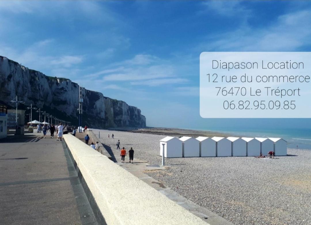 Diapason Location Le Treport Pour 5 Personnes Villa Bagian luar foto